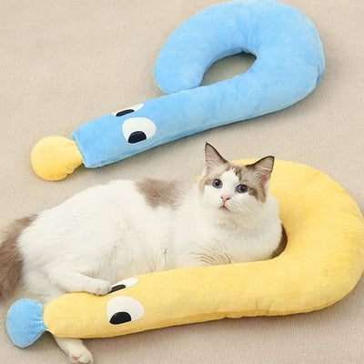 Dog & Cat Moon Pillow