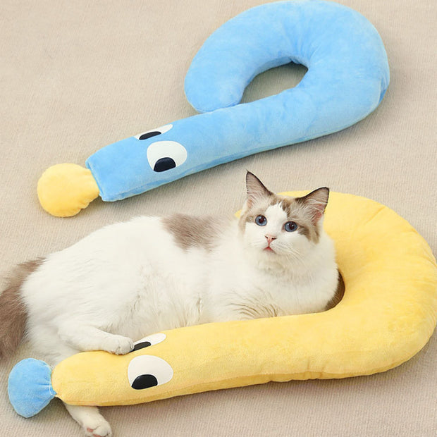 Dog & Cat Moon Pillow